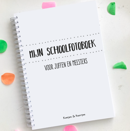 Vakman technisch waterval Schoolfotoboek voor juffen en meesters - Koetjes en Kaartjes.nl